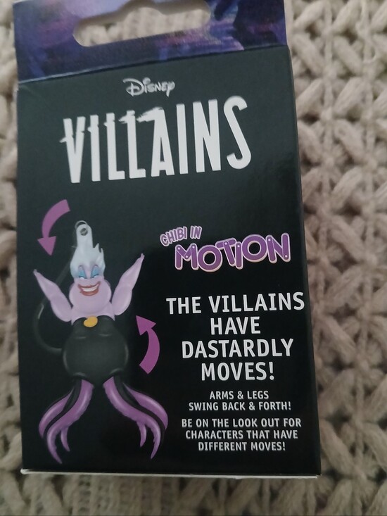 Disney Other - NEW DISNEY VILLIANS IN MOTION SUPRISE BAG CHARM BLIND BOX